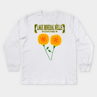 Lake Mineral Wells State Park Kids Long Sleeve T-Shirt